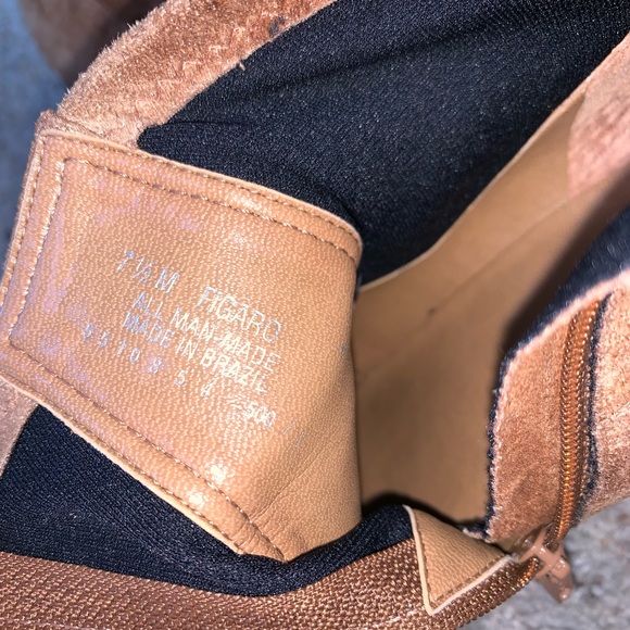 SOLD Franco Sarto | Tan Sock Boots - Picture 7 of 8